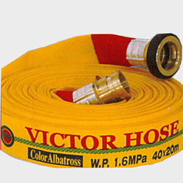 散水ホース　ビクターホースカラーアルバトロス　黄銅金具付